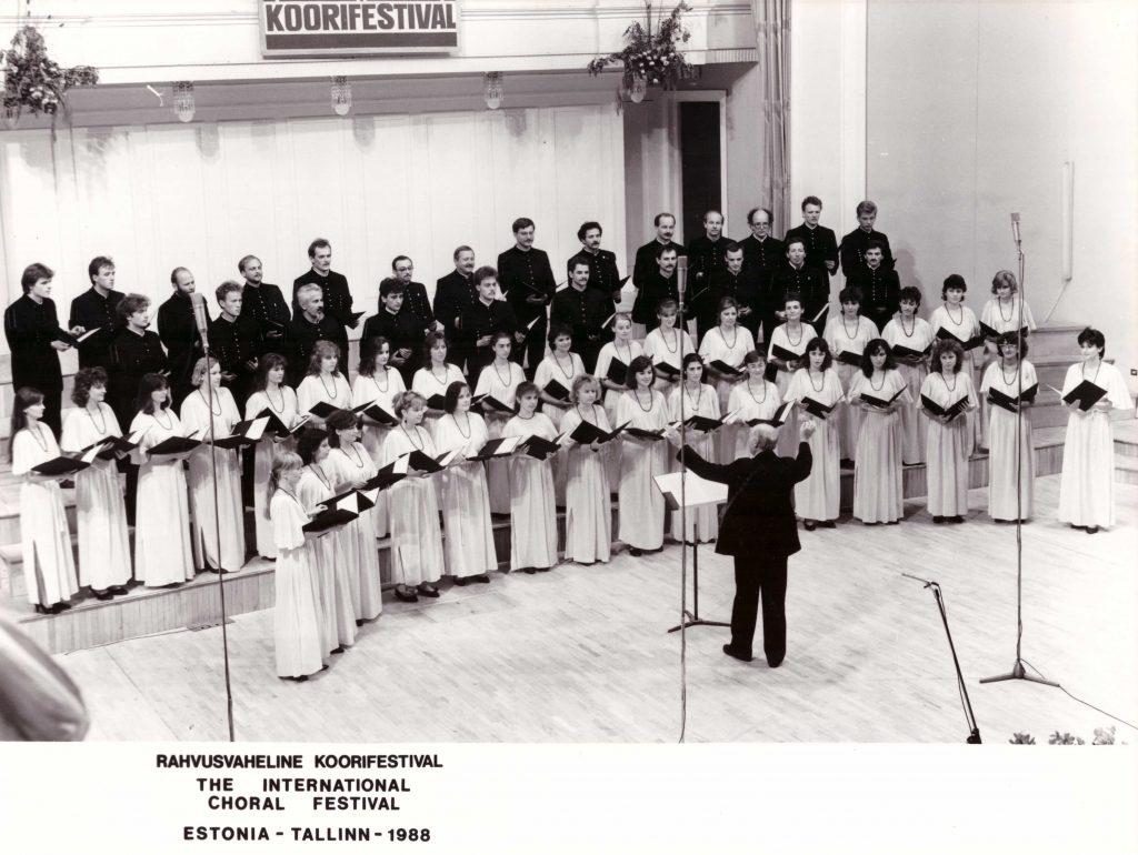 1988 Estonia, Tallin, The International Choral Festival - Rahvusvaheline Koorifestival - 2