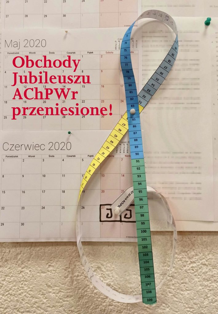 Kalendarz i miarka odliczające czas do naszego Jubileuszu 50-lecia
