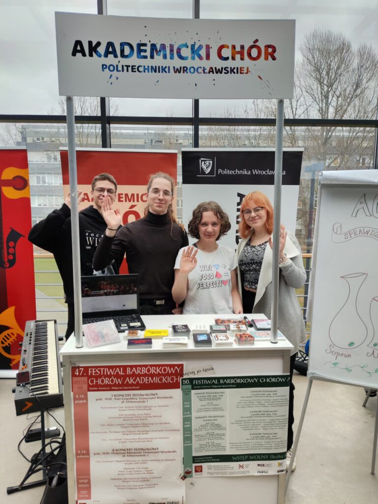 Akademicki Chór Politechniki Wrocławskiej (AChPWr) na Dniach Aktywności Studenckiej (DAS) na Politechnice Wrocławskiej - marzec 2026